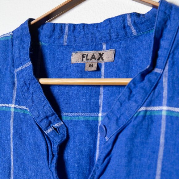 FLAX Linen Mini Dress, M - Picture 4 of 4